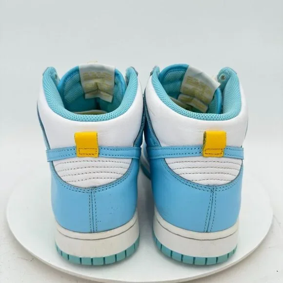 Nike Dunk High Retro Men Size 10.5 DD1399 401 Blue Chill White Training Shoes - Picture 5 of 11